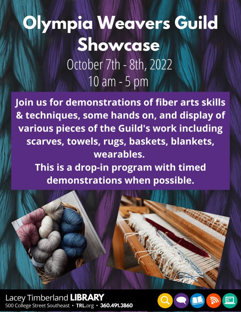 Olympia Weavers Guild weaving, spinning, felting, and basketry in